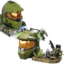 Mega construx halo hộp màu xanh lá