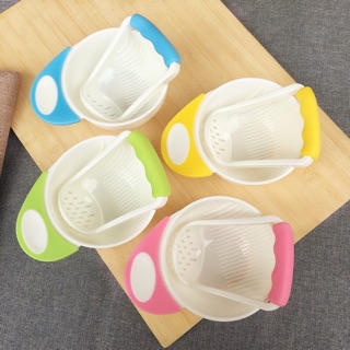 Bộ Nghiền Thức Ăn Dặm Cho Bé (1 Bát + 1 Tay Nghiền)