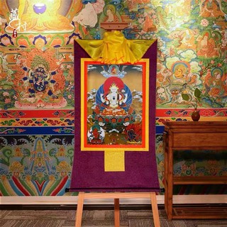 Tranh thangka mini - Quan Âm Tứ Thủ