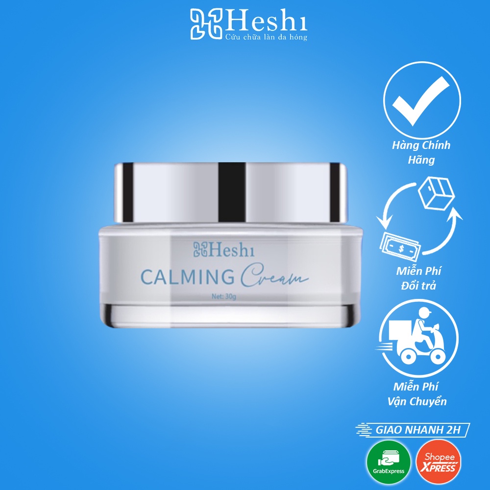 Kem dưỡng da, kem dưỡng làm dịu và phục hồi da sau lột tẩy laze-Heshi Calming Cream