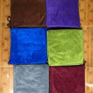 Combo 10 khăn gội 35x75cm, 10 khăn nail 30x30cm