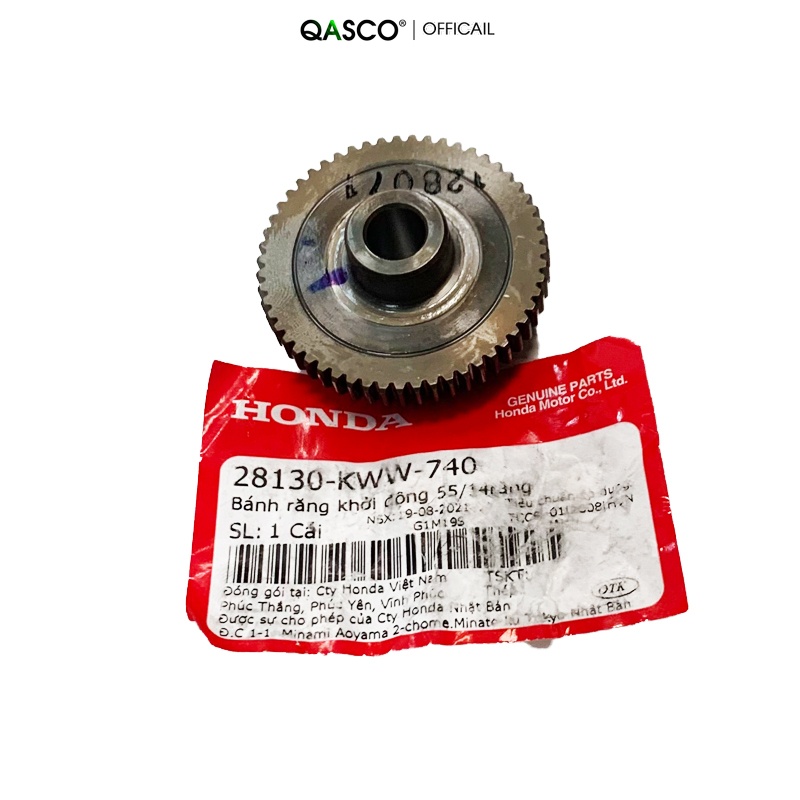 Bánh răng khởi động HONDA Dream 110 / Wave Rsx / S 110 (55/14 răng)  QA(28130KWW740)