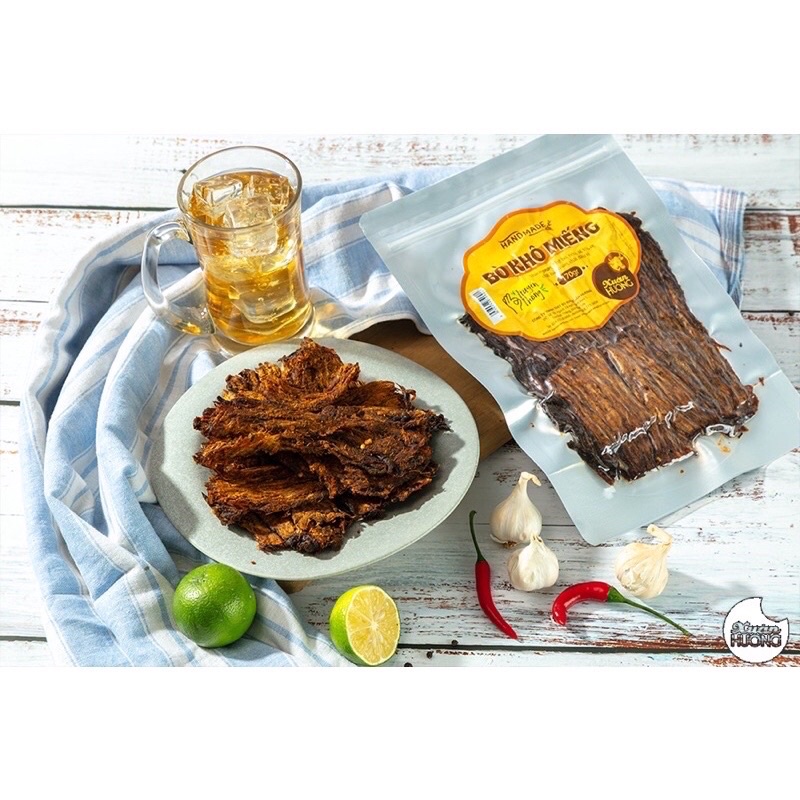 Khô bò khô miếng loại 1, thịt bò khô miếng que vị truyền thống Xuân Hương siêu ngon 250g | BigBuy360 - bigbuy360.vn
