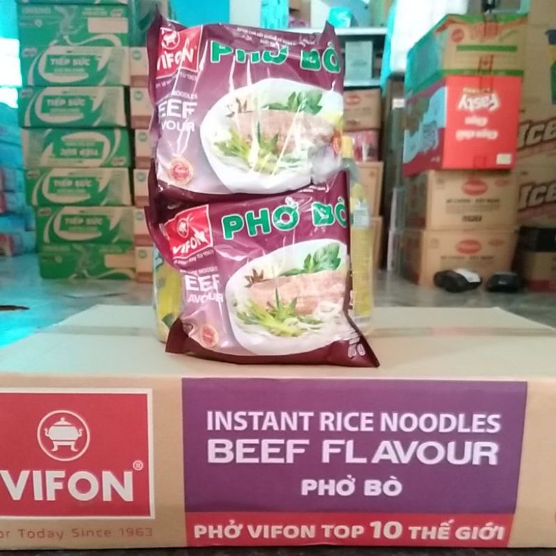 Phở bò vifon thùng 30 gói x 65g