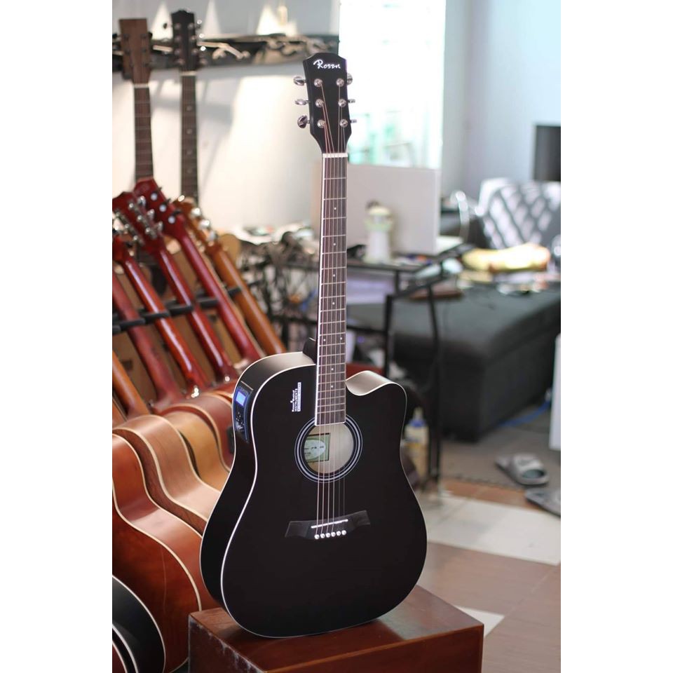 Đàn Guitar Rosen R135 Đen Tích Hợp Sẵn EQ