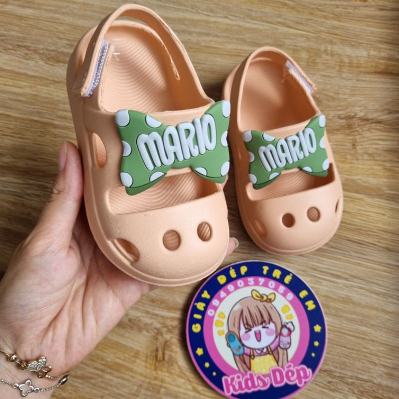 [SALE XẢ KHO]Giày Sandal quai dán Cheerful Mario mẫu mới 2021 cho bé trai gái 1-5 tuổi (MS6210)