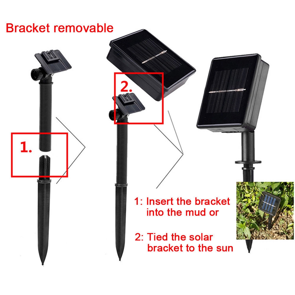 Dây Đèn Led 20 / 30 Bóng Hình Con Ong Dùng Năng Lượng Mặt Trời Trang Trí Sân Vườn