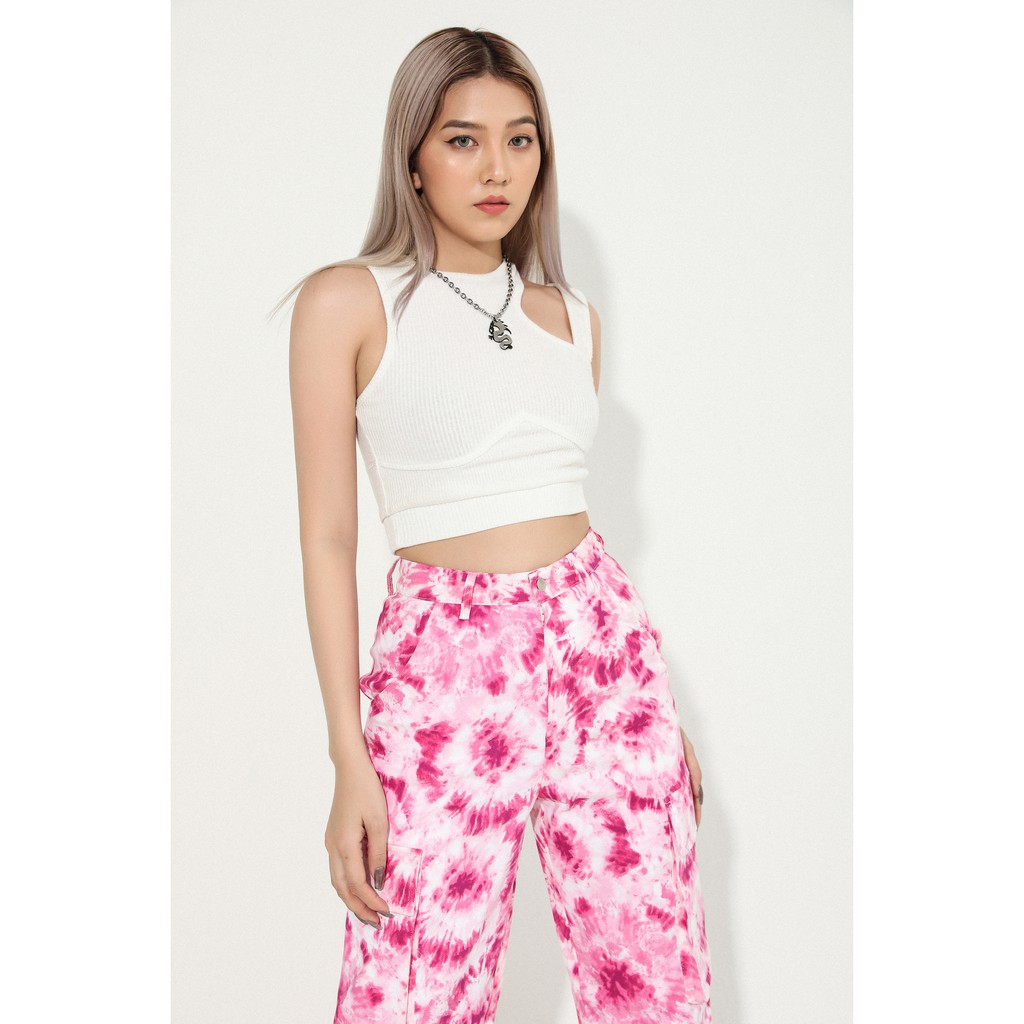 Áo croptop xẻ vai BLMDE