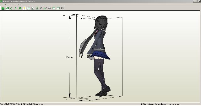 Mô hình giấy anime girl Kurumi Tokisaki