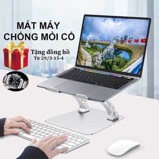 Giá đỡ máy tính, laptop, ipad, macbook hợp kim nhôm cao cấp. hỗ trợ tản nhiệt chống mỏi cổ, vai, gáy