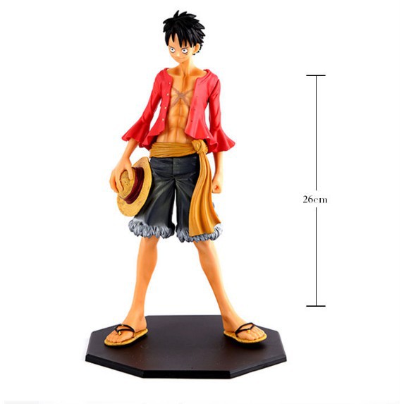 Mô Hình Luffy - One Piece Cỡ Lớn 26cm Cực Đẹp PVC Chất Lượng Cao