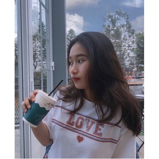 ☀️Áo Croptop Tay Lỡ Love