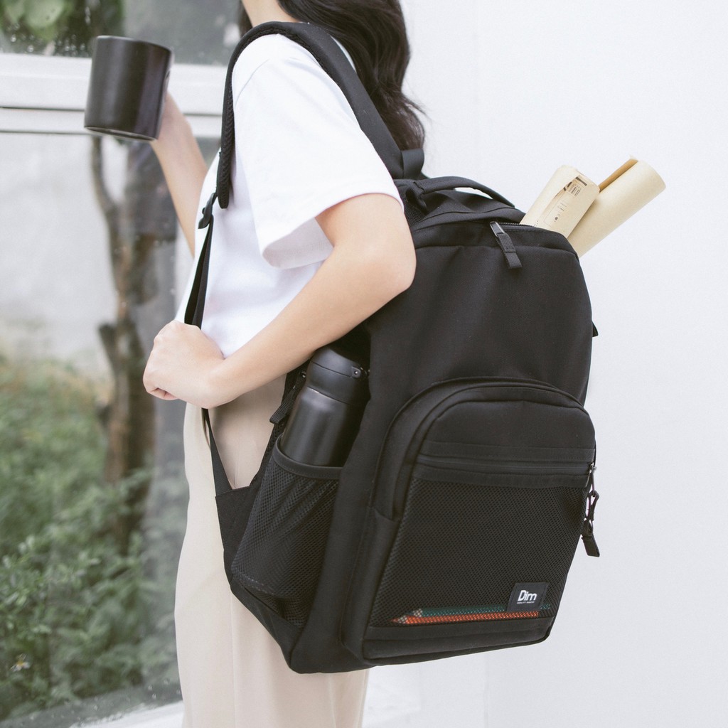 Balo thời trang unisex chất liệu chống thấm nước DIM Campus Backpack