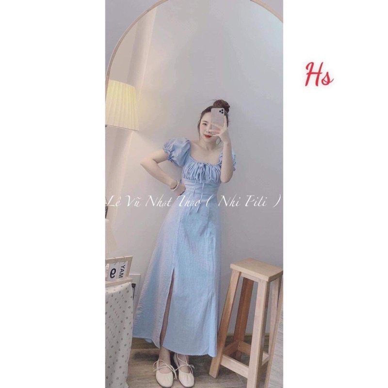 Váy dúm ngực hở lưng HS6