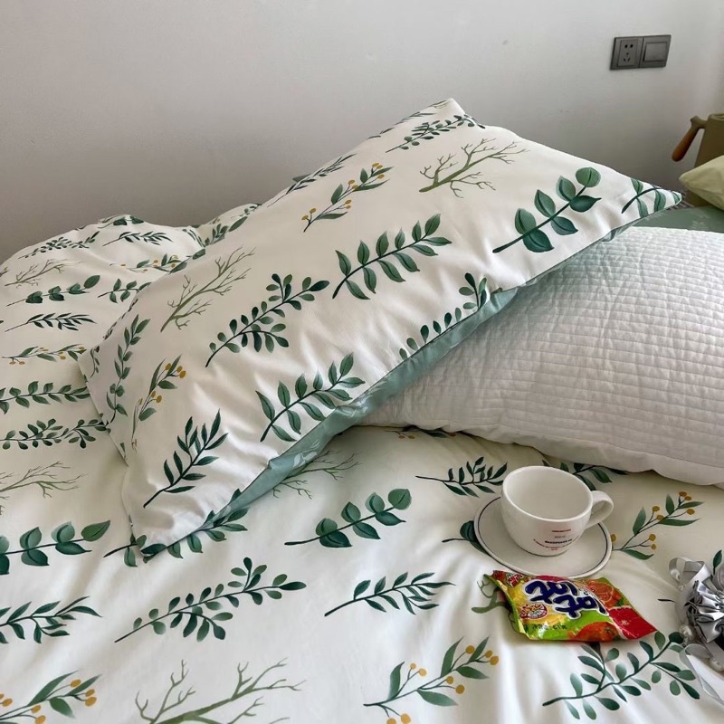 Bộ Chăn Ga Gối ❤️ Cotton Living hoa đủ mọi size đệm cotton 100% chăn ga Hàn Quốc Mượt Decor nhập khẩu chính hãng