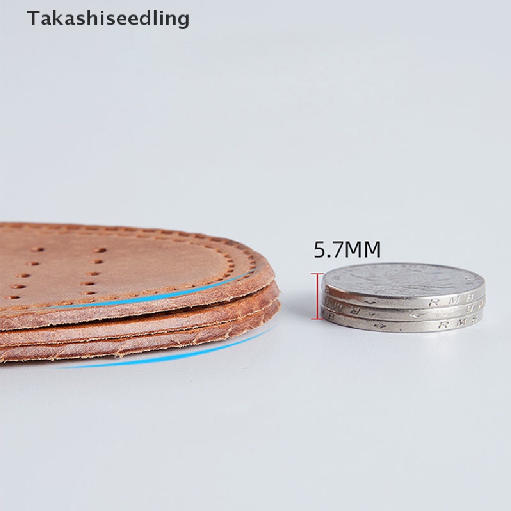 1 Cặp Đế Lót Giày Da Siêu Mỏng Thoáng Khí Thấm Hút Mồ Hôi Thay Thế