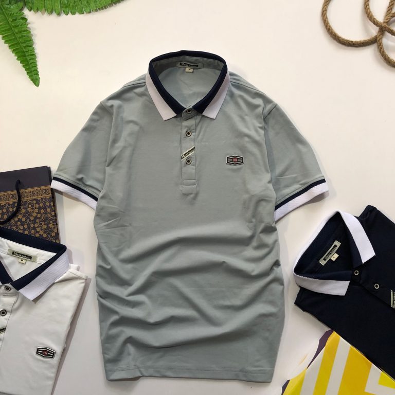 ÁO THUN NAM CAO CẤP CỔ BẺ CHỮ M | Form Body