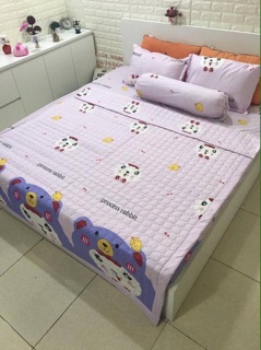 set chăn ga gối poly