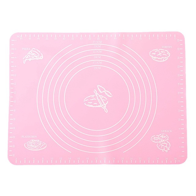 Tấm lót Walfos nhồi bột làm bánh bằng silicon 50x40 Cm 3 màu