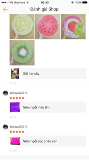 Nệm ngồi bệt tím