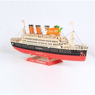 Mô Hình Lắp Ráp Gỗ 3D Tàu Titanic