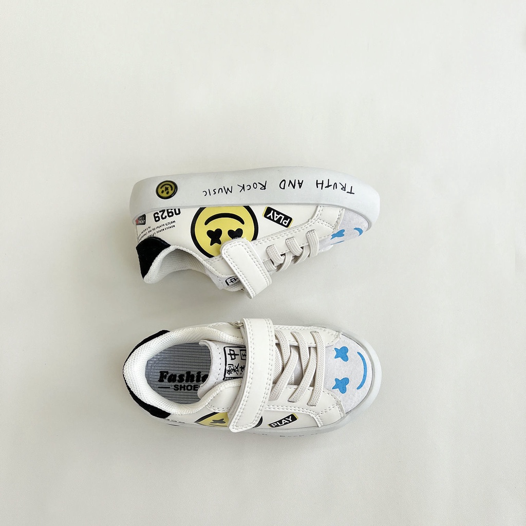 Giày Thể Thao Vải Canvas Đế Mềm Thoáng Khí Phong Cách Hàn Quốc Thời Trang Mùa Thu Cho Bé Gái