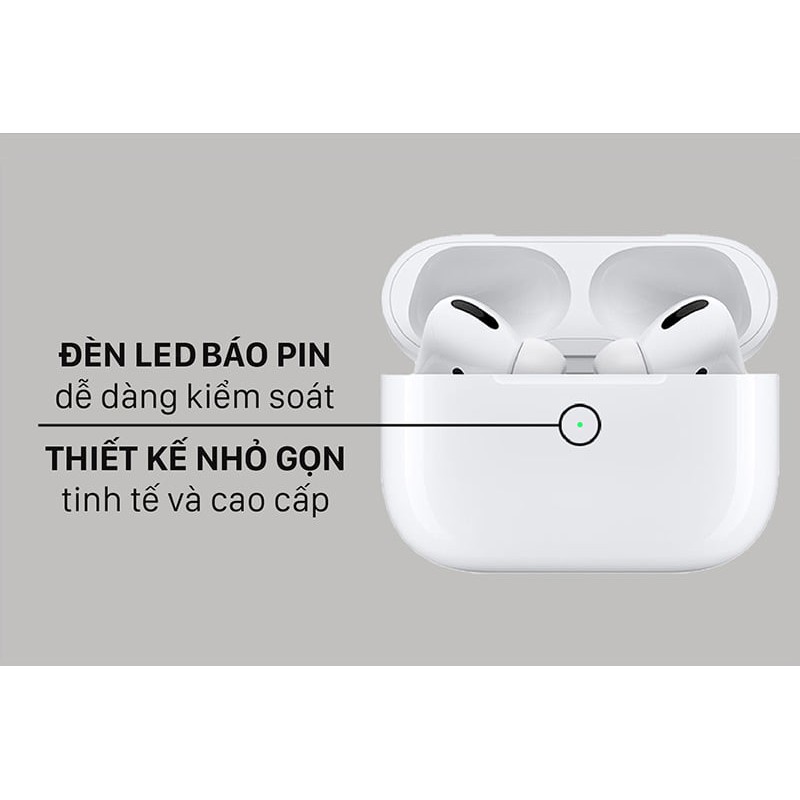 Tai Nghe Airpods Pro / Tai Nghe Airpods Pro Thế hệ Chip 1536U Louda Hồng Ngoại - Âm Thanh Vòm - Chống Ồn - Xuyên âm