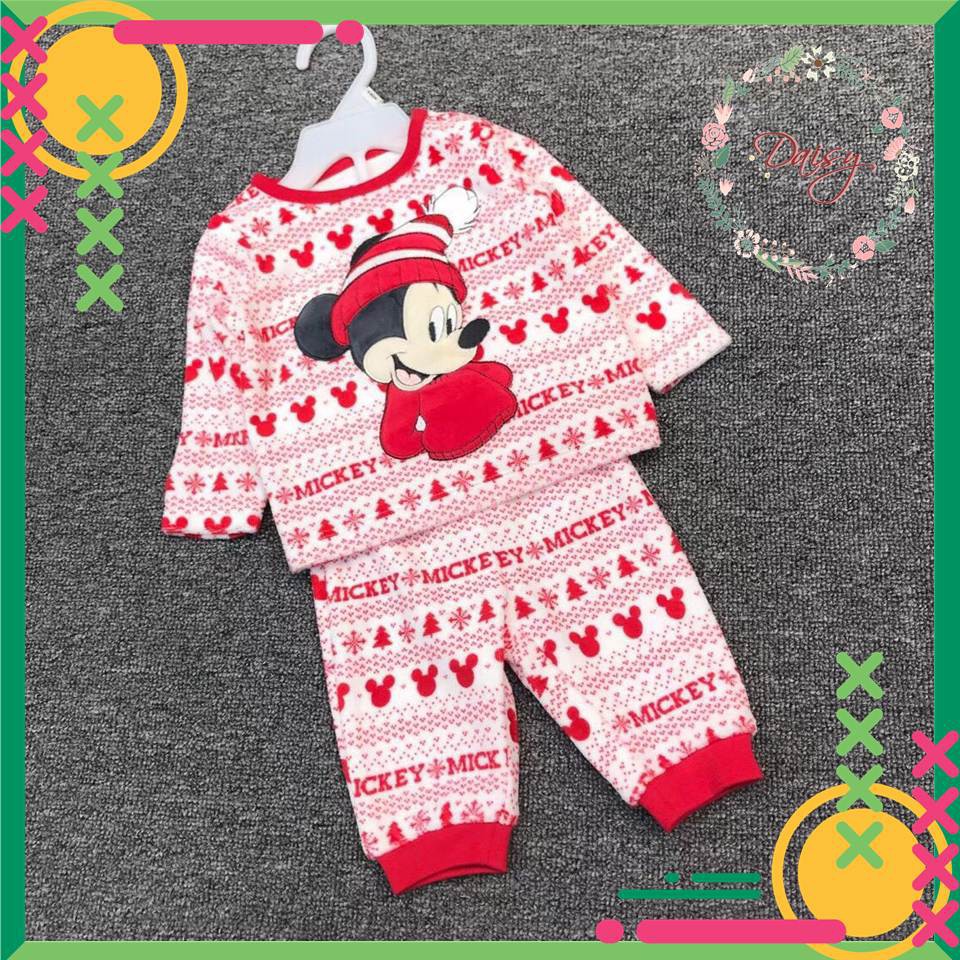 Bộ nỉ Disney siêu đẹp lông ngoài hình Mickey