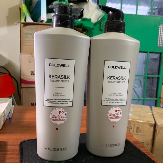 Dầu gội xả siêu phục hồi Goldwell Kerasilk Reconstruct 1000mlx2