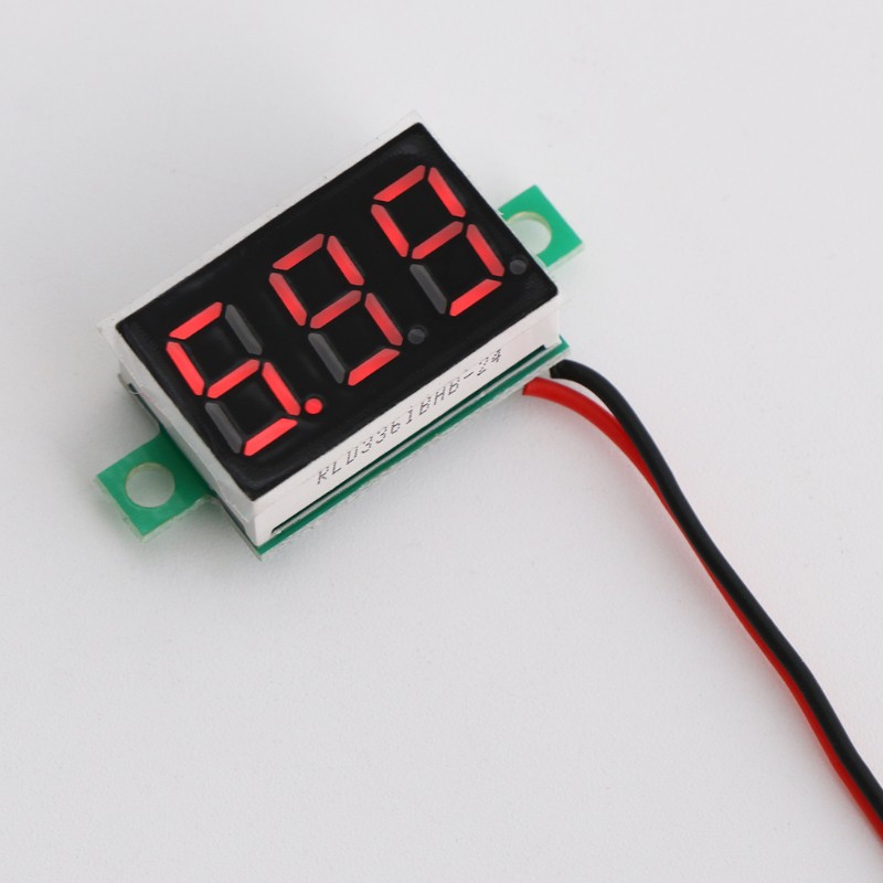 Vôn kế kỹ thuật số 0.36 &quot; 2 dây DC 2.50 đến 32.0v