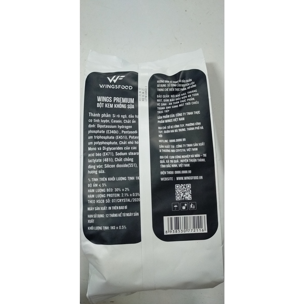 Bột sữa Wings gói 1kg