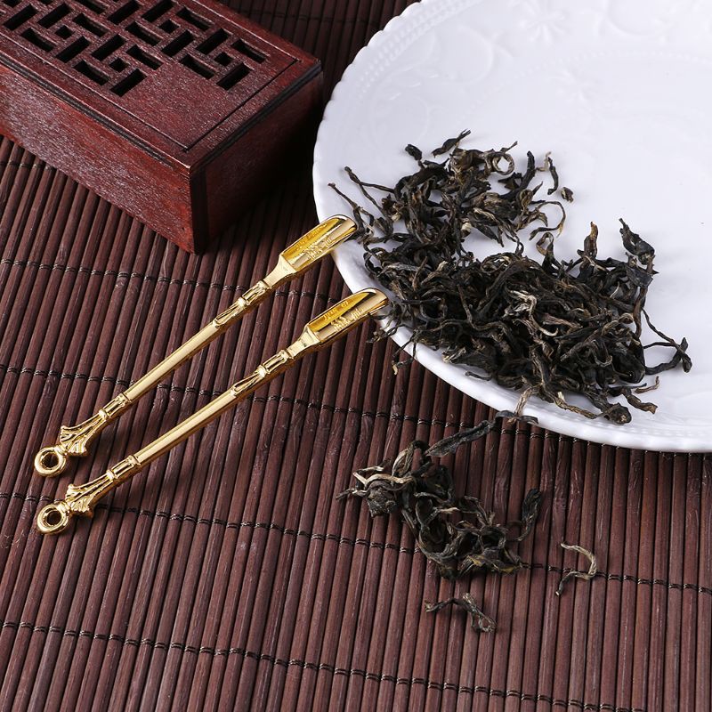 Muỗng Kim Loại Mạ Vàng Dùng Để Pha Trà