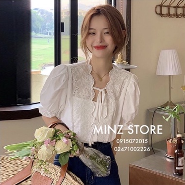 áo sơ mi nữ tiểu thư, áo babydoll tiểu thư A207