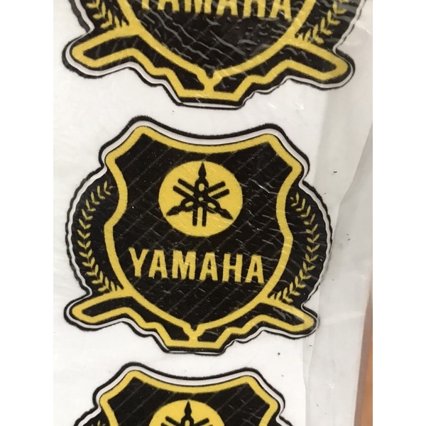 Tem sticker logo các hãng xe 3 lớp chống nước