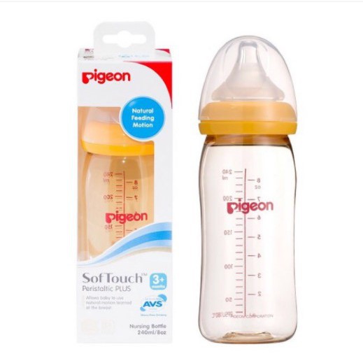 ??SIÊU SALE??Bình Sữa Pigeon Cổ Rộng Cao Cấp 160ml/240ml ?HÀNG NHẬP KHẨU ?