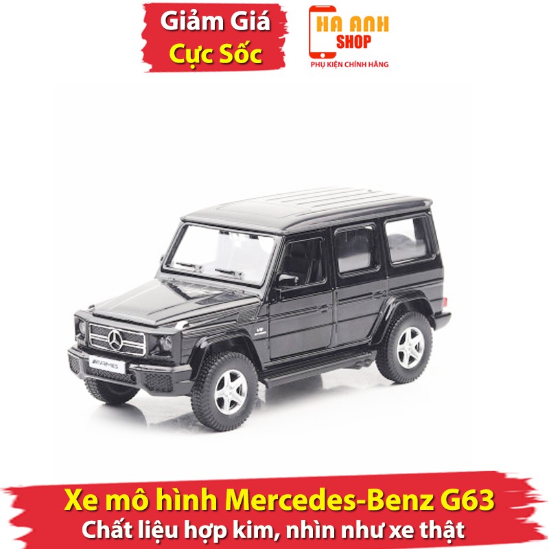 Xe Mô Hình Mercedes-Benz G63 AMG RMZ City, mô hình xe AMG bằng hợp kim dày dặn chắc chắn