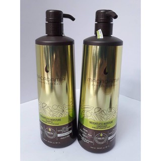 BỘ DẦU GỘI/XẢ MACADAMIA SIÊU MƯỢT TÓC 1000ML