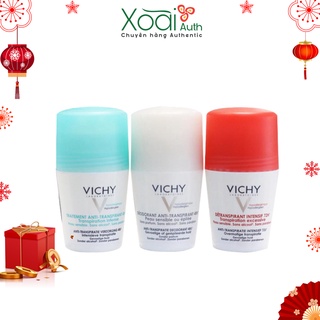 Lăn Khử Mùi Vichy Của Pháp, Ngăn Tiết Mồ Hôi Hiệu Quả Từ 24h - 72h [50ml]