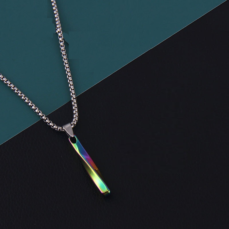 Vòng cổ Xoắn Ốc Nhiều Màu Thời Trang Hip Hop Cho Nam