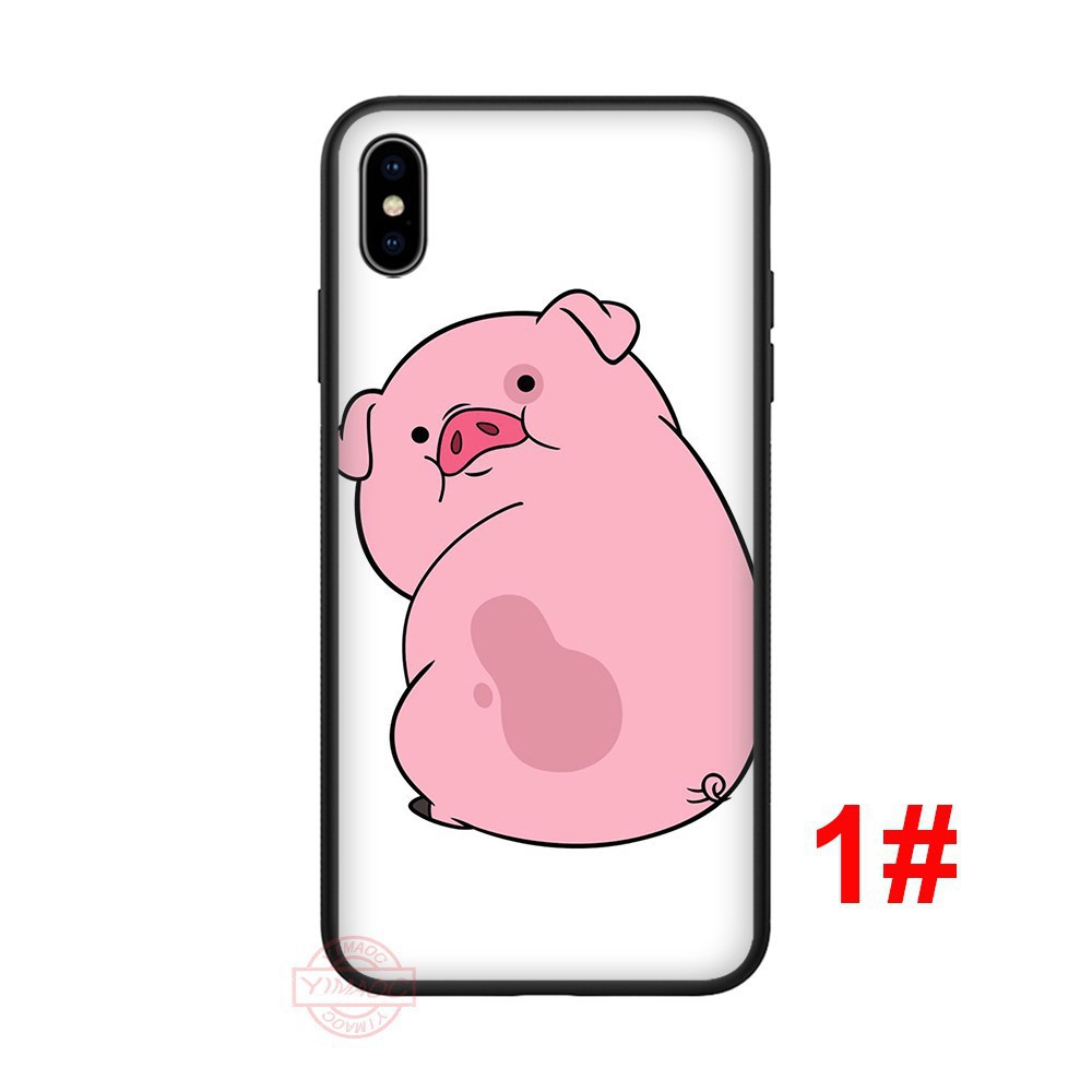 🌟2️⃣0️⃣2️⃣1️⃣🌟 Ốp điện thoại in hình gravity falls pink pig iphone xs max xr x 8 plus 7 plus 6s 12 11 pro max - A1190