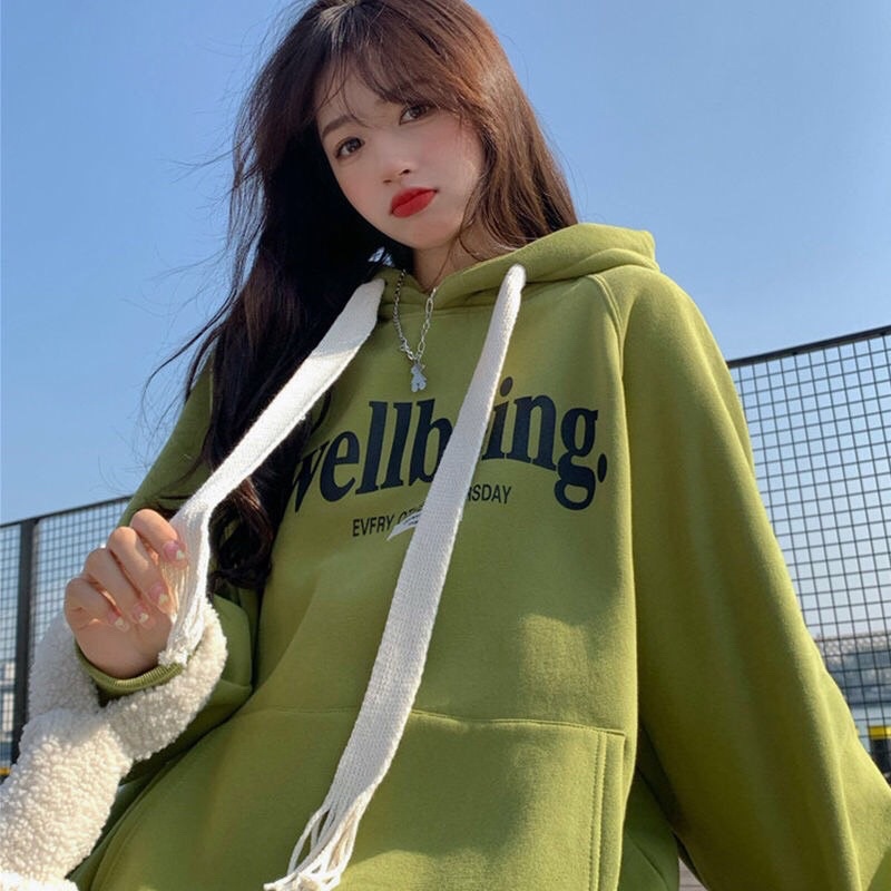 Áo Nỉ Hoodie WELLBEING Mũ 2 Lớp Chất Nỉ Dày Dặn Form Rộng Unisex(Ảnh Thật Hàng Sẵn)