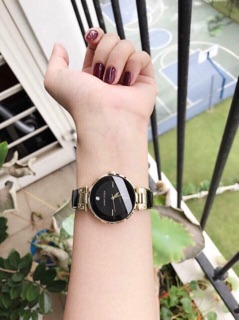 Đồng hồ nữ Anne Klein Diamond đen