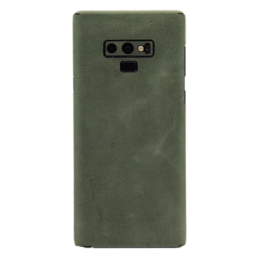 Skin dán da SS Galaxy Note 9 vân Pullup Wax màu xanh - D13