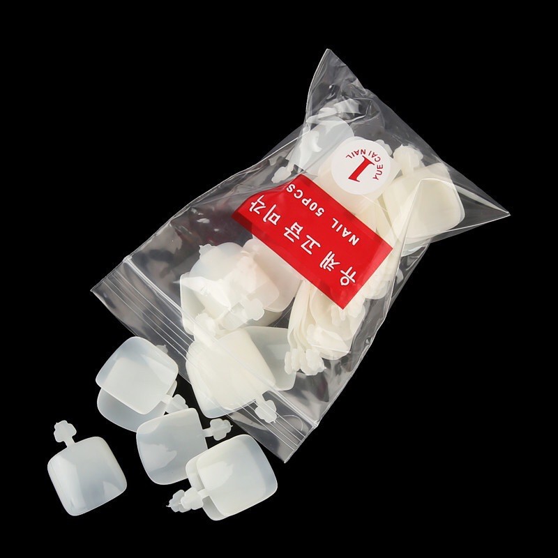 MÓNG ÚP CHÂN FOM ĐẸP MÀU TỰ NHIÊN SKINNAIL 10 fom túi 500 móng dễ sử dụng bền đẹp có đầu cầm dễ gắn gắn dễ thiết kế mẫu.