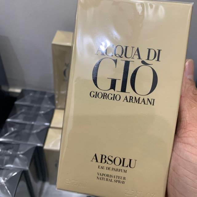 [HÀNG CHÍNH HÃNG] NƯỚC HOA ACQUA DI GIO ABSOLU EDP 75ML FULL SEAL [HOÀN TIỀN GẤP 1000%]