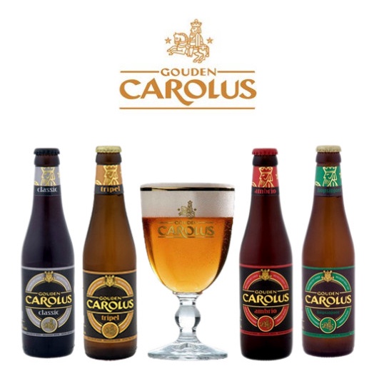 Thùng 24 chai bia Bỉ Gouden Carolus Tripel  330ml 9% nhập khẩu chính hãng