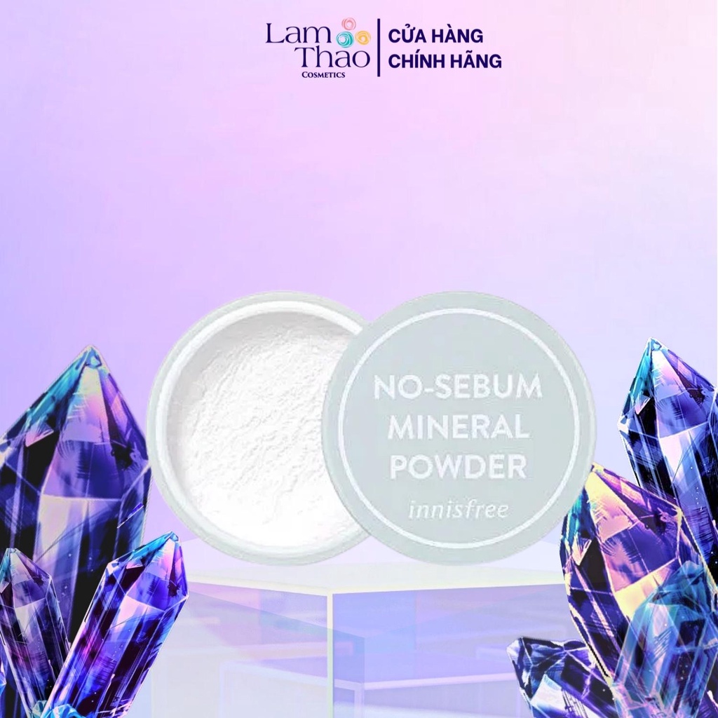Phấn Phủ Bột Kiềm Dầu Không Màu Innisfree No-Sebum Mineral Powder ( Mẫu mới )