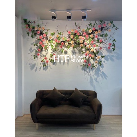 Dây Hồng Cổ, Dây Hoa Giả Trang Trí, Dài 1m7 và 2m1