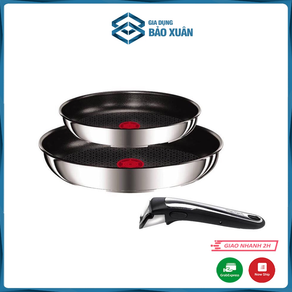 Bộ chảo Tefal Ingenio Preference 22+26cm chung tay cầm, bề mặt chống dính