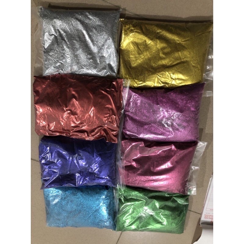 Sỉ 1KG bột nhũ kim tuyến làm đồ handmade